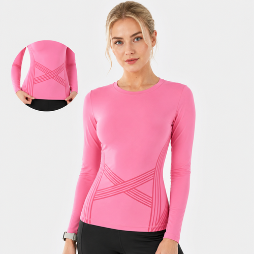 Camiseta Modeladora 3D de Manga Longa - Olaola
