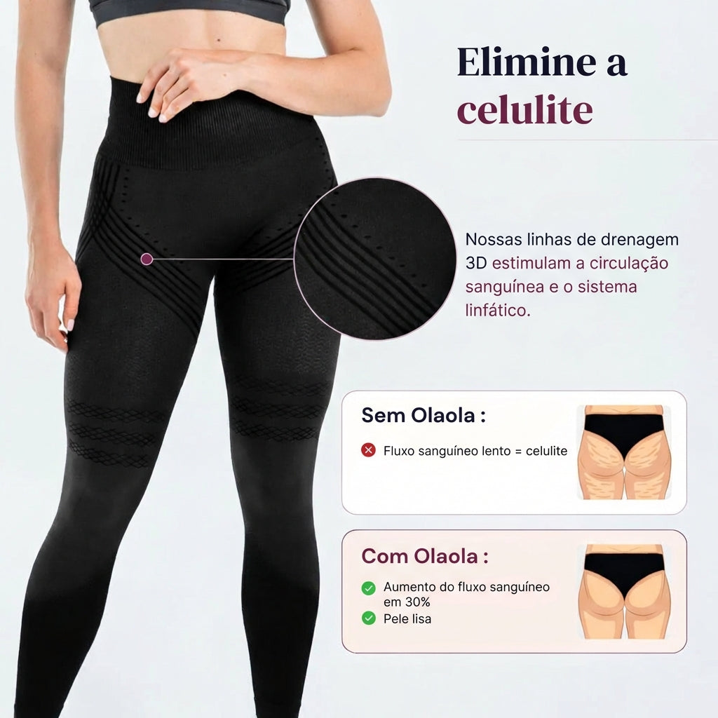 Leggings que drenam e modelam a tua silhueta