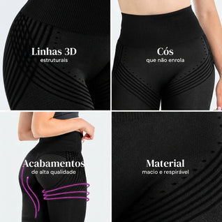 Leggings Modeladores 3D – Push-Up & Anticelulite