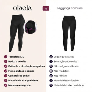 Leggings Modeladores 3D – Push-Up & Anticelulite